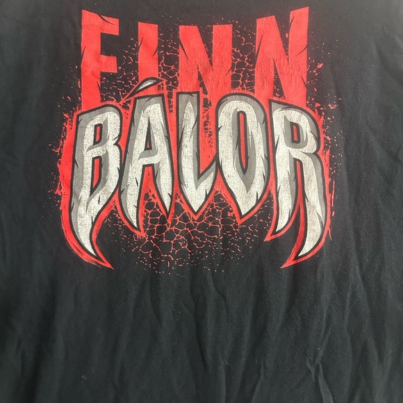 Finn Balor WWE Wrestling Graphic Tee Grunge 2017 Back Print Black Original XXL - Picture 8 of 9